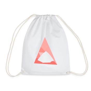 Camping Camper Tents - Drawstring Bag - white - Front