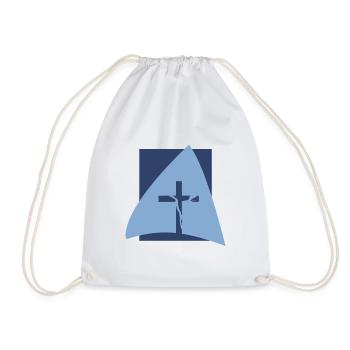 Croix, Chrétien, Chrétien - Sac de sport léger - blanc - Devant