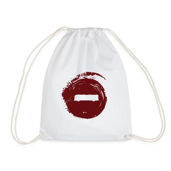Bus Driving Public Transport Bus Driver - Drawstring Bag - white - Front