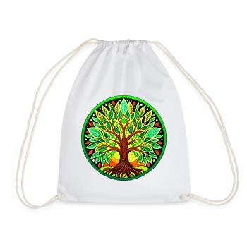 Arbre de vie - Sac de sport léger - blanc - Devant