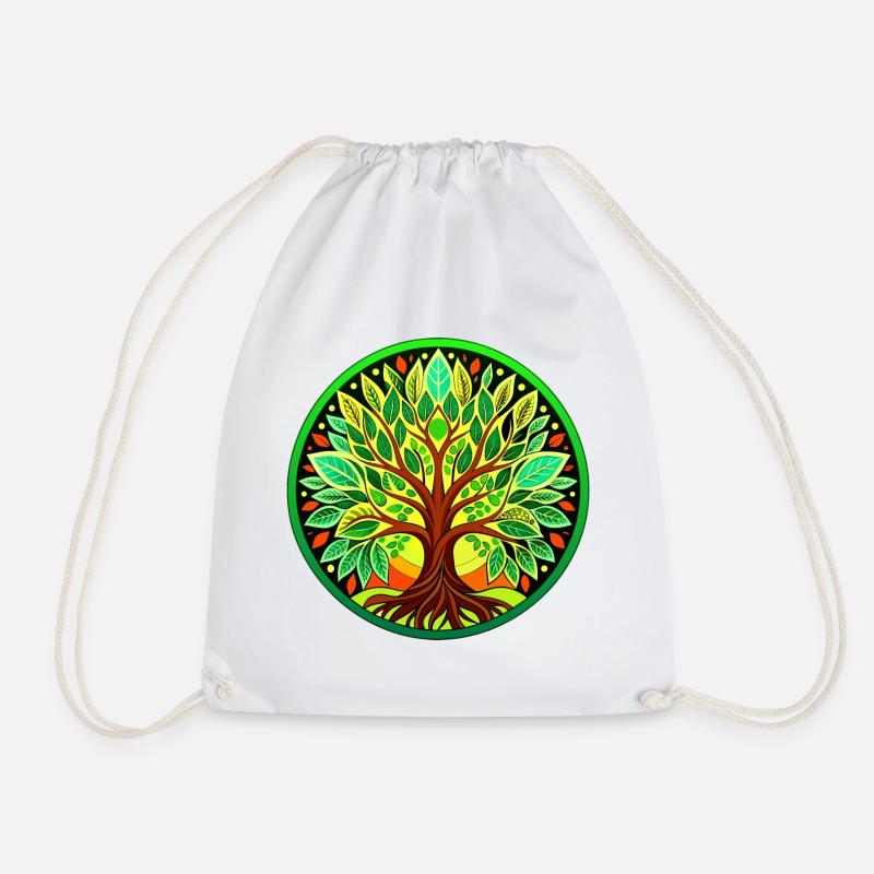 Arbre de vie - Sac de sport léger - blanc