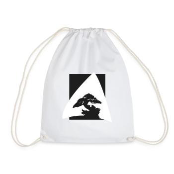 Arbre, Arbre, Bonsaï, Bonsaï - Sac de sport léger - blanc - Devant
