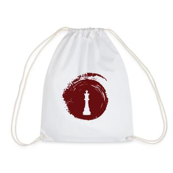 Échiquier Joueur d’échecs Échiquier - Sac de sport léger - blanc - Devant