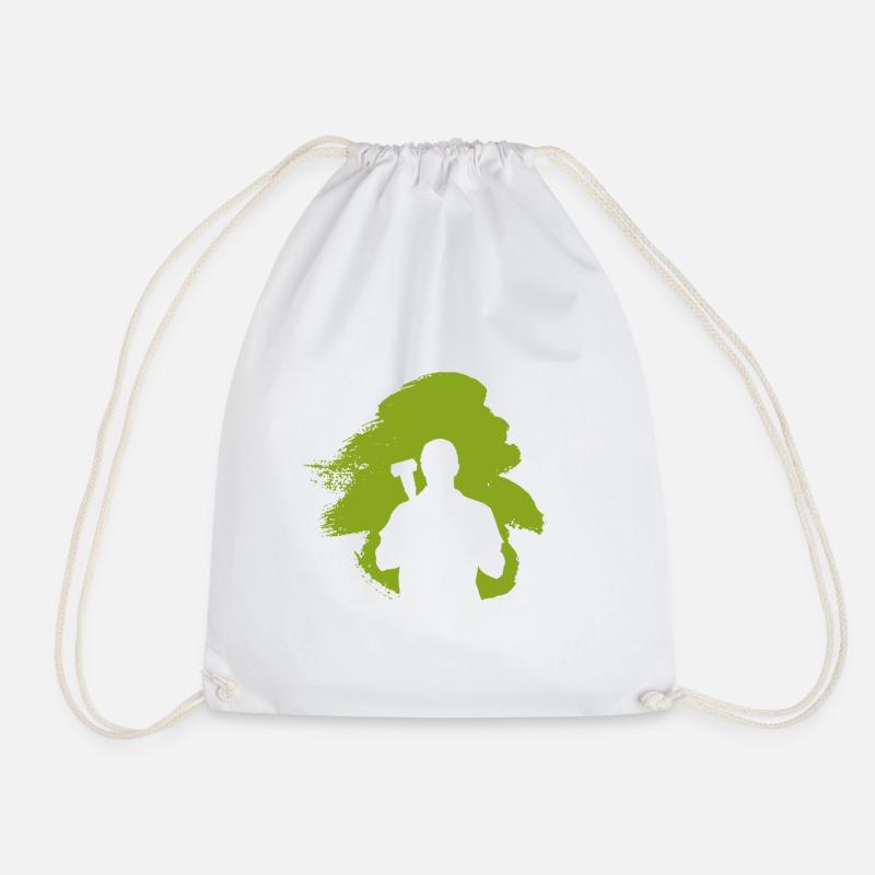 Workshop Mechanic Mechanic Mechanic - Drawstring Bag - white