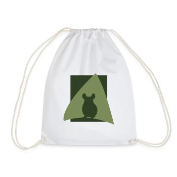 Hamster Chipmunk Rongeur - Sac de sport léger - blanc - Devant