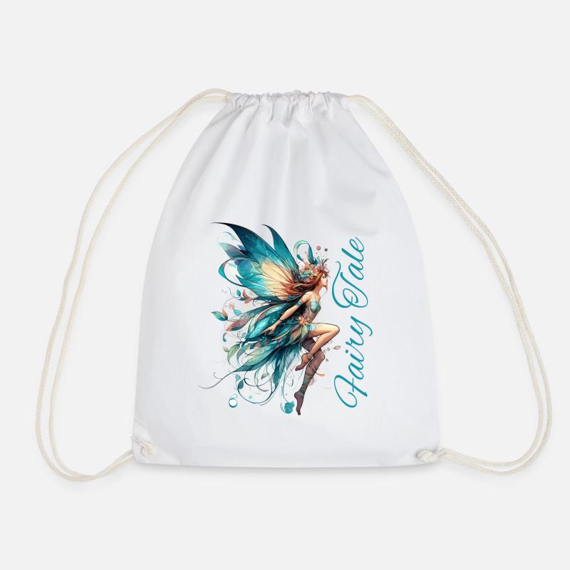 Fee Märchen Geschenk - Turnbeutel - Weiß