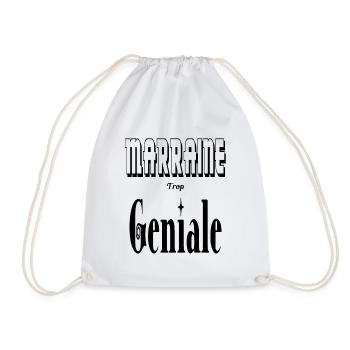 Marraine Trop Géniale - Sac de sport léger - blanc - Devant