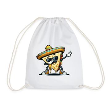 Quesadillas Nourriture Dabbing Mexique - Sac de sport léger - blanc - Devant