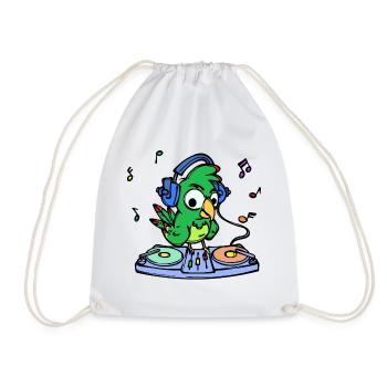 Animal Lover, Parrot, Pet, Bird, Zoo, Animal - Drawstring Bag - white - Front