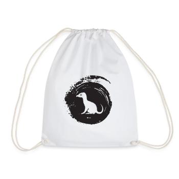 Märchen Fabel Einhorn - Turnbeutel - Weiß - Vorne