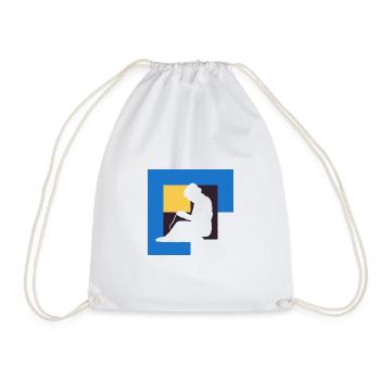 Crochet à l’aiguille à tricoter - Sac de sport léger - blanc - Devant