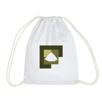 Camping Nature Tent - Drawstring Bag - white - Front