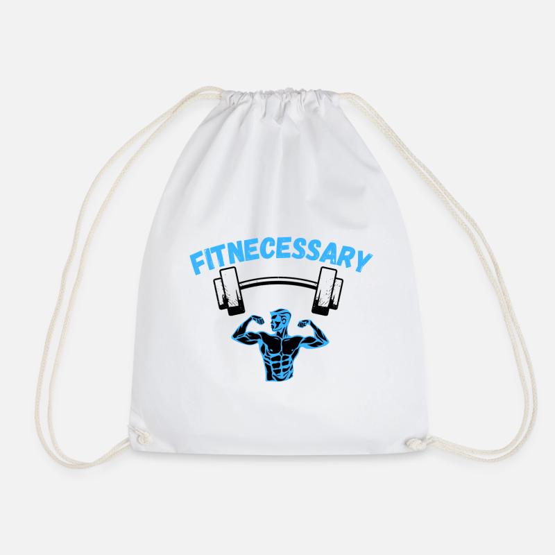FitNecessary - Turnbeutel - Weiß