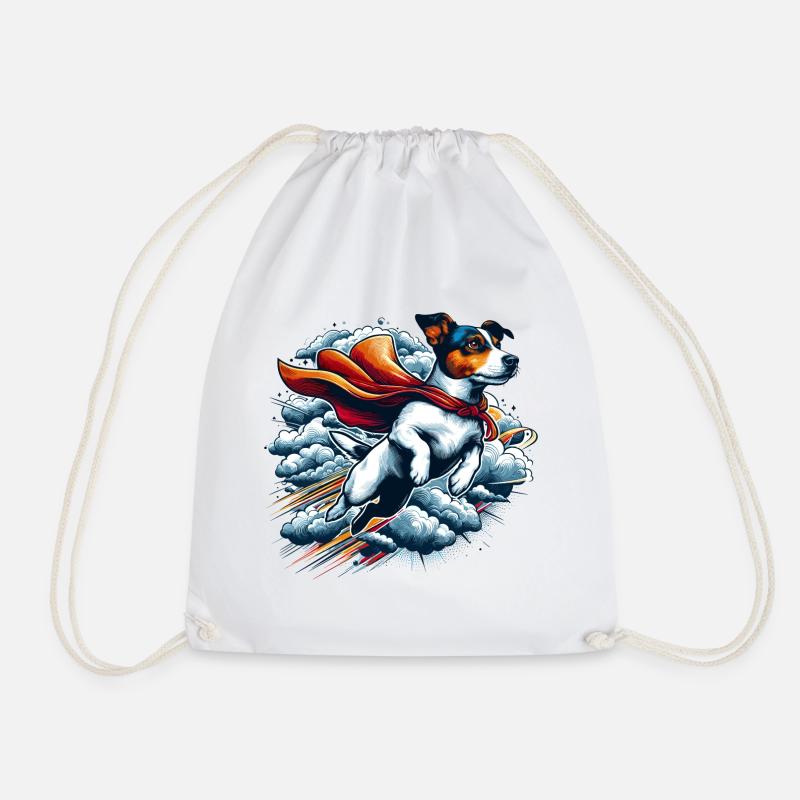 Super chien Jack Russell Terrier cadeau - Sac de sport léger - blanc