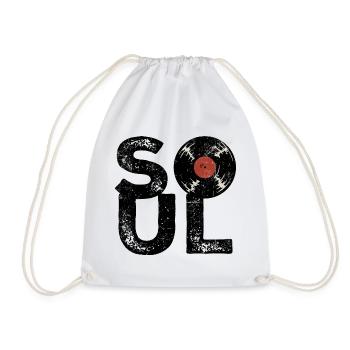 Soul vintage - Drawstring Bag - white - Front