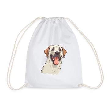 Berger anatolien chien race aquarelle dessin animé Ka - Sac de sport léger - blanc - Devant