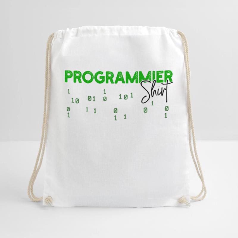Programmer Developer Code Statement Scripting Drawstring Bag