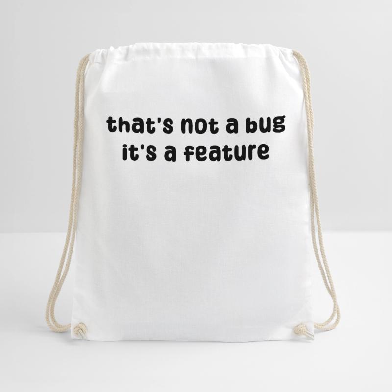 Développeur : Geek Bugs Code Computer Science Statement Sac de sport léger