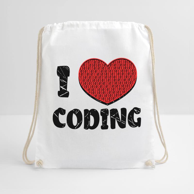 Code Developer Skripting Debug Herz Statement Turnbeutel