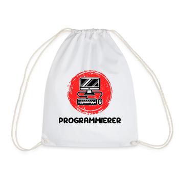 Developer, Programmer, Coden, Computer Science - Drawstring Bag - white - Front