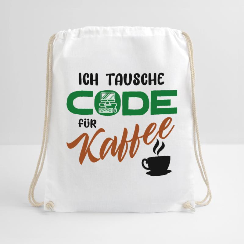 Programmer Software Developer Code Drawstring Bag