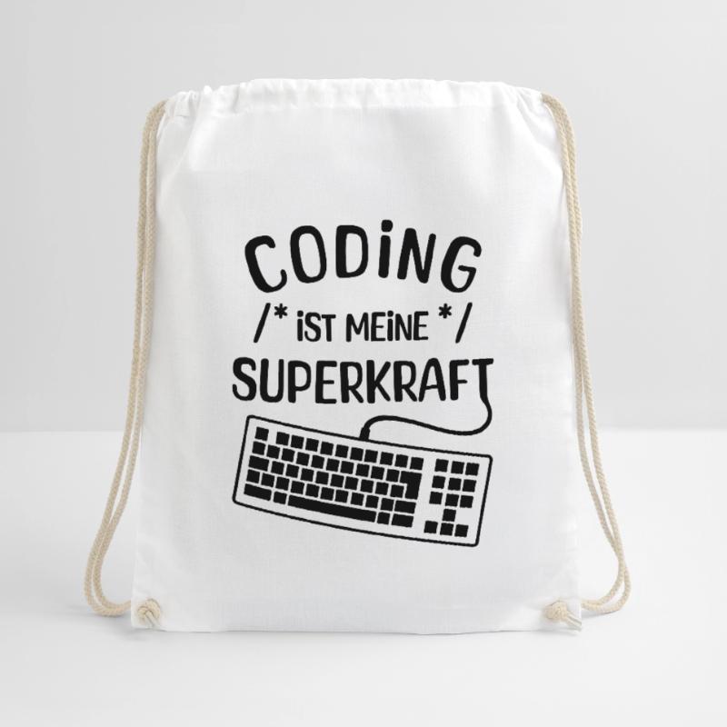 Computer Code Statement Developer Computergeek Drawstring Bag
