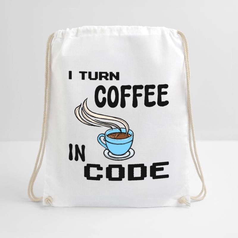 Code Programmer Scripting Statement Developer Drawstring Bag