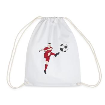 Awesome Football Kick Erziele ein Tor im Fußball - Turnbeutel - Weiß - Vorne