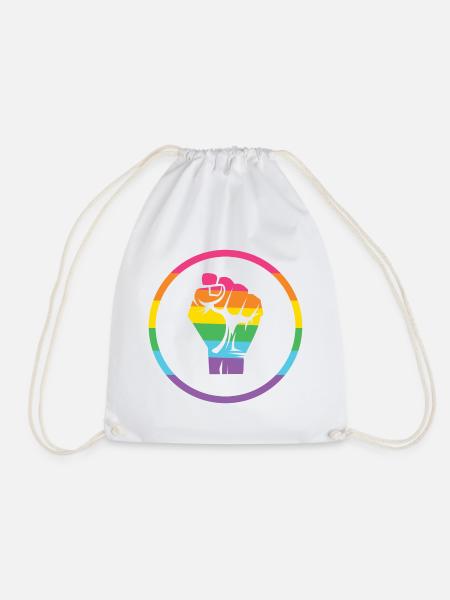 LGBTQ-Pride-Monat - Pride! - Turnbeutel - Weiß