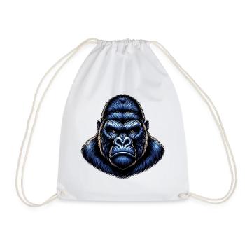 Gorille - Sac de sport léger - blanc - Devant