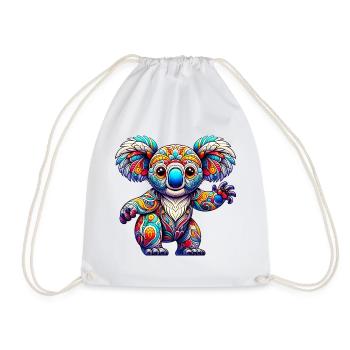 Koala - Turnbeutel - Weiß - Vorne