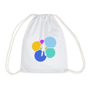 Cowboy Ranch Rodeo - Drawstring Bag - white - Front
