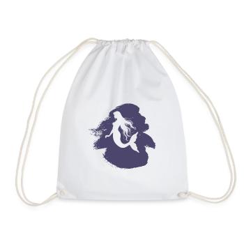 Mythical creature Marina - Drawstring Bag - white - Front