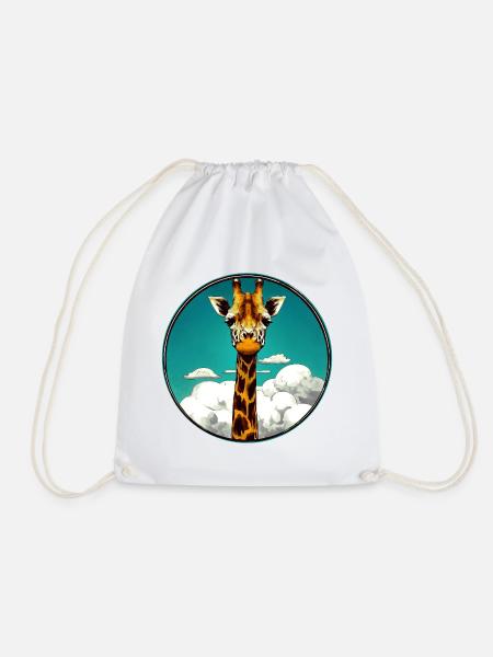 Giraffe - Turnbeutel - Weiß