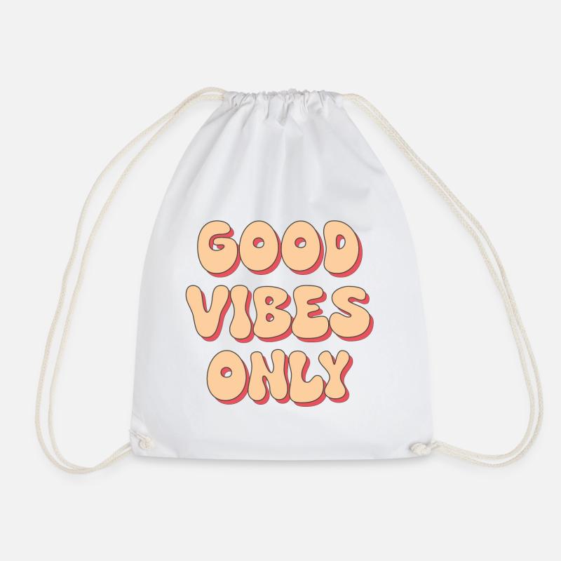 Good mood - Drawstring Bag - white