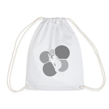Lazy Fatigue Sloth - Drawstring Bag - white - Front