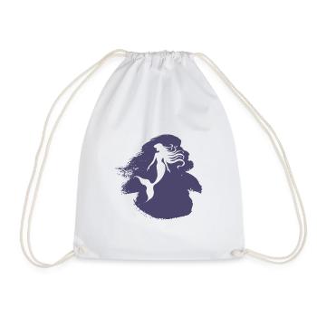 Sirène Lamantin Neptune - Sac de sport léger - blanc - Devant
