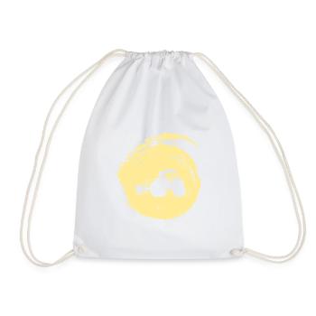Agriculture Combine Harvester Farm - Drawstring Bag - white - Front