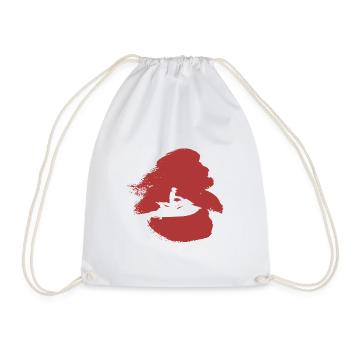 Water Sports Wakeskating - Drawstring Bag - white - Front