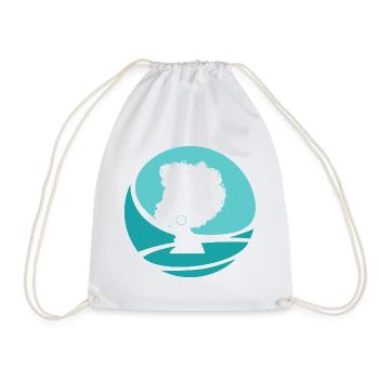 Soul 70s Afro - Drawstring Bag - white - Front