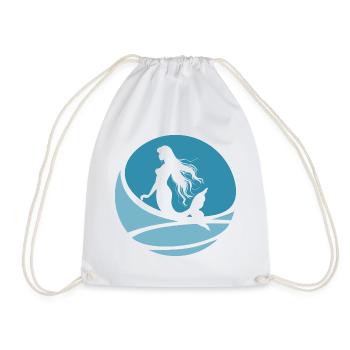 Nageoire de lamantin Neptune - Sac de sport léger - blanc - Devant