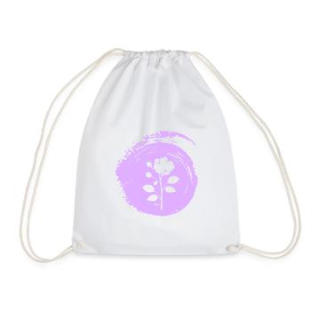 Florist Watering Can Flower Power - Drawstring Bag - white - Front