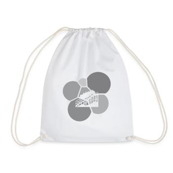 Rummel Ferris wheel rollercoaster - Drawstring Bag - white - Front