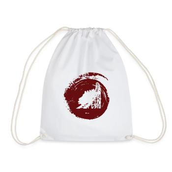 Achterbahn Lukas - Turnbeutel - Weiß - Vorne