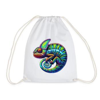 Caméléon - Sac de sport léger - blanc - Devant