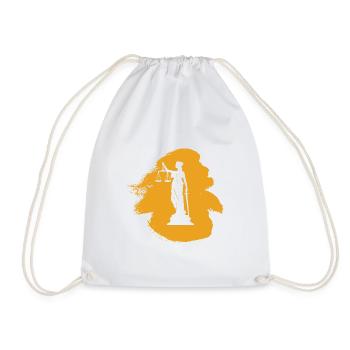 Lawyer Treatment Judge - Drawstring Bag - white - Front