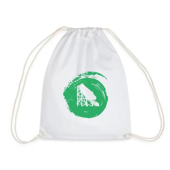 Roller coaster Lukas Rummel - Drawstring Bag - white - Front
