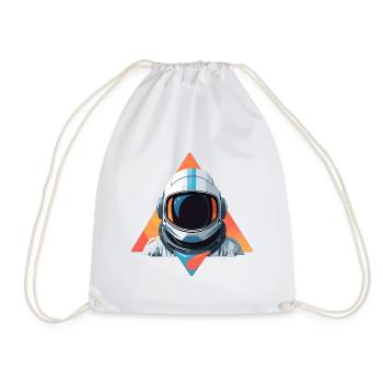 Aventure Spatiale avec Astronaute Futuriste - Sac de sport léger - blanc - Devant