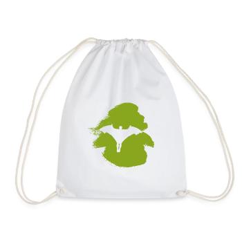 Wingsuit Flying Stuntman Accident - Drawstring Bag - white - Front