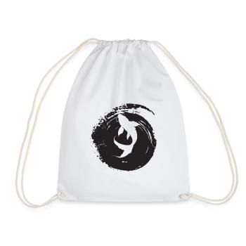 Koi Fish - Drawstring Bag - white - Front